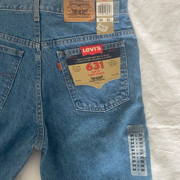 NWT Deadstock Vintage 1990s/2000s Levi’s 631 Slim Fit Mom Jean light wash - Picture 7 of 8